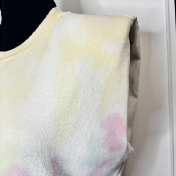 All Saints Coni Cropped Tie Dye Tank Top - Picture 8 of 9